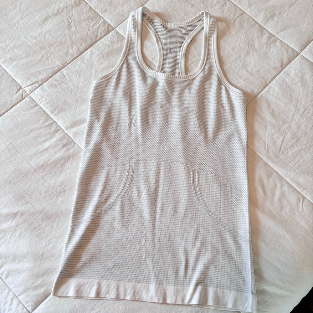 lululemon white swiftly tech tank top